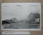Pôvodná železničná stanica Vrbové, rok 1906, archív mestského úradu Piešťany