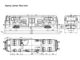 Typový výkres řídicího vozu řady 912 © Pars nova