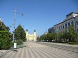 Debrecen: celkový pohled na centrální náměstí Kossúth tér s katedrálou v pozadí	30.9.2011	. © Tomáš Kraus