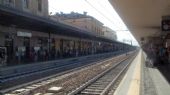 Bologna: celkový pohled na výpravní budovu hlavního nádraží z roku 1871	16.8.2012	 © 	Jan Přikryl