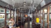 Milano: archaický interiér tramvaje typu ''ventotto'' z roku 1928	16.8.2012	 © 	Jan Přikryl
