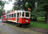 25.08.2013 - Praha: historická tramvaj na konečné zastávce Výstaviště Holešovice © Radek Hořínek