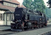 Lokomotiva 99.7232 ve stanici Wernigerode Westerntor dne 18.6.1987 © Pavel Stejskal