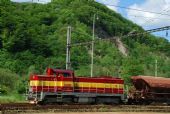 Ďalší historický exponát v Hronskej Dúbrave: 730.621 ŽSR s pracovným vlakom, 10.05.2014, © Kamil Korecz