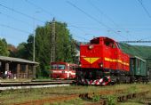 Požiarny vlak dorazil do Hronskej Dúbravy, 10.05.2014, © Kamil Korecz