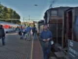 Historický vlak dorazil do Zvolena, kde svoju jazdu končí, 10.05.2014, © Juraj Vitkovský
