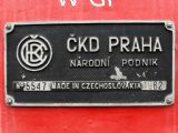 08.09.2007 - Hradec Králové, areál Signal Mont: 701.687-6 - výrobní štítek © PhDr. Zbyněk Zlinský