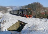 29.01.2017 - Jedlina Górna, Tkt48-18, vlak TWIERDZA, © Tomáš Ságner