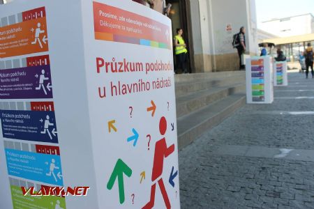 18.5.2017 - Brno hl.n.: Průzkum využití podchodů © Karel Furiš