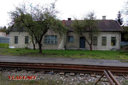Pôvodná budova stanice Kostoľany nad Hornádom; 23.4.2017 © Miroslav Sekela