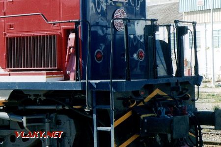 03/04.2000 - Sousse: hlavní nádraží - čelo lokomotivy 91.91.0.000565-2 (GM Kanada) od rychlíku do Tunisu © PhDr. Zbyněk Zlinský
