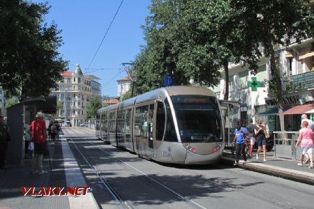Nice: tramvaj v zastávce Liberation, 12. 8. 2016 © Libor Peltan