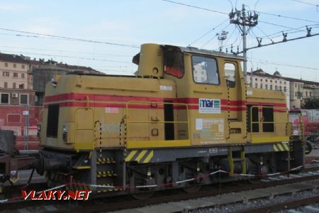 Torino Porta Nuova: posunovací lokomotiva, 13. 8. 2016 © Libor Peltan