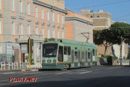 Roma: tramvaj Socimi na V.le Regina Elena, 14. 8. 2016 © Libor Peltan