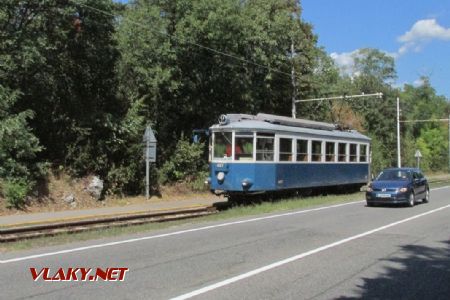 Villa Opicina: jedoucí tramvaj, 16. 8. 2016 © Libor Peltan