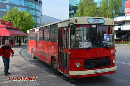 03.04.2017 – Skopje, autobus SANOS © Václav Vyskočil
