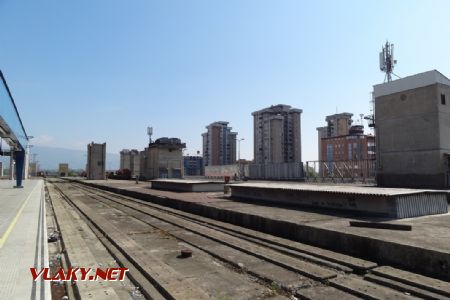 Železniční nádraží ve Skopje, koleje již položené nejsou, 10.4.2017 © Jiří Mazal