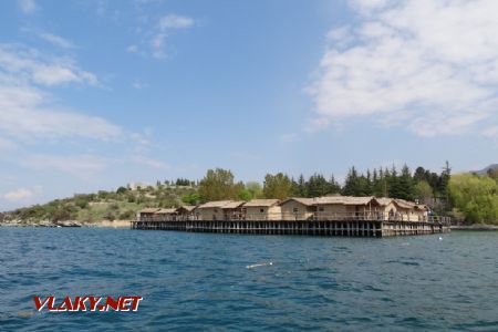 Ohridské jezero, muzeum na vodě, 12.4.2017 © Jiří Mazal