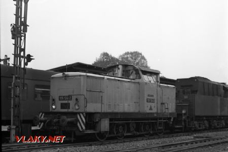 05.05.1987 - Güsten: 105.124-2 (LEW 17569/1981) DR s parní lokomotivou 50.3682 © Pavel Stejskal