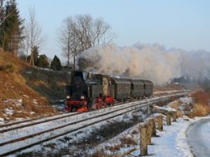 Jízda parního vlaku Twierdza v polském příhraničí