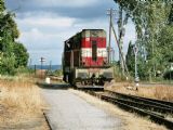 742.237, September 2004, Červené Pečky, lokomotiva nehodového vlaku z DKV Nymburk, © Josef Gargula
