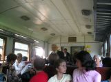 Samozvaný kazateľ vo vlaku, 14.8.2005, Mukačevo, © Blanka Ulaherová