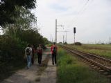 Vlaky.net počas pochodu k železničnému mostu cez Dunaj, ©Ing. Marián Šimo