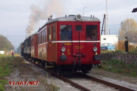 Parný vlak pri oslavách 50 rokov trate Rožňava - Turňa nad Bodvou