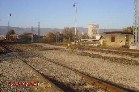 Banská Bystrica, obnova zhlavia pre elektrifikáciu;28.10.2005 © Lukáš Salenka