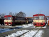 Os vlaky po příjezdu, 23.1.2006, Česká Lípa, © Furiš Karel