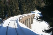 Chramošský viadukt o malú chvíľu zažije prejazd Horehronca, január 2006, Ing. Marián Šimo