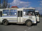 Autobus MHD na plyn (metán), 16.4.2006, Mariupol, © Blanka Ulaherová