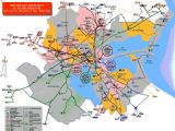 Mapa sítě městské a příměstské dopravy STT (2006), © Société des Transports de Tunis