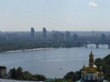 Pohľad na ľavý breh Dnepra, Kyjev, 10.6.2006, © Tomino