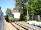 MB2-1179 na predbiehanom vlaku v jednej zo staničiek, Na trati Radviliškis – Kaisiadorys, 14.6.2006, © Tomino