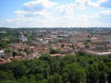 Pohľad z veže na juh – historické centrum mesta, Vilňus, 14.6.2006, © Jozef Dudák