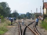 Takýto ruch už stanica Romhány asi dávno nezažila, Romhány, 30.9.2006, © Štb