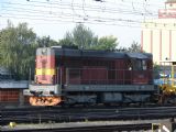 742.645-5 TSS Bratislava jazdila s pracovnými vlakmi počas rekonštrukcie stanice. 26.8.2006, © Marko Engler