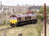 66078 + 66093, EWS, oddychujú v Peterborough, 9.9.2006, © M. Gono