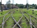 Smerom na trať, vľavo Lučenec, vpravo Kat. Huta, žst. Breznička, 14.8.2006 Breznička, © Tomáš Rotbauer