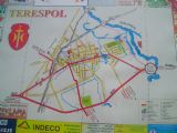 Mapa mesta Terespol, 10.3.2007, Terespol, © Blanka Ulaherová