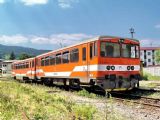 Řídicí vůz 912 ZSSK: 912.001-5 + 811.017-3 jako Os 4012  Čadca - Makov, 06.07.06 - Čadca © Peter Roštek