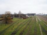 Úzkorozchodné a širokorozchodné kolejiště, Panevežys, 16.12.2006, © Jakub Sýkora