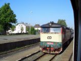 křižování s 749.261, Os3650 v žst. Uničov. 7.5.2007 © Radek Hořínek