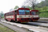 810.675 a 810.130 odpočívají před další cestou. 7.5.2007 © Radek Hořínek