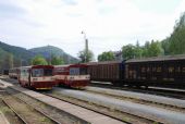 810.055 a 810.157 odpočívající v Hanušovicích. 7.5.2007 © Radek Hořínek