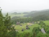 Stará Ľubovňa, pohľad z hradu na skanzen, © Radoslav Macháček