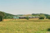 16.07.2007 - Starostín: ST 43-392 v čele Orient Expressu překračuje státní hranici do ČR © Václav Vyskočil