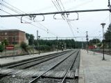 07.06.07 - Maçanet: pohled na východní zhlaví hlavní trati (směr Girona) © PhDr. Zbyněk Zlinský