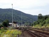 28.07.2007 - Hanušovice: pohled na stanici od lipeckého zhlaví © PhDr. Zbyněk Zlinský